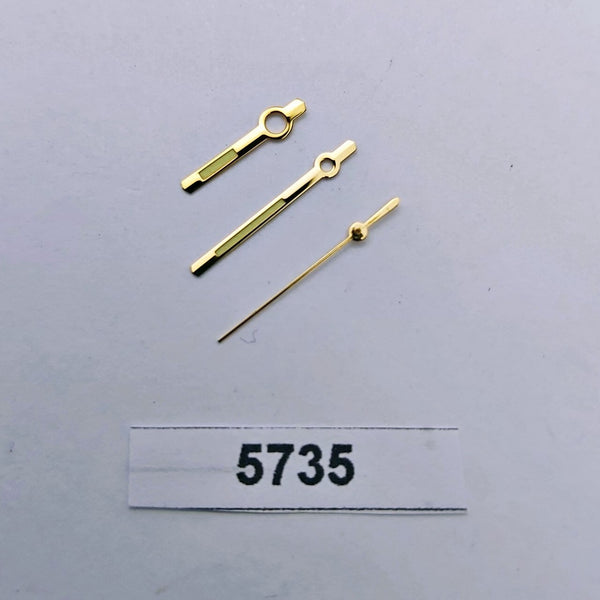 NEW SEIKO BELLMATIC CAL. 4006 GOLD WATCH HANDS 4006-6010/6011 7020 MODELS BT5735