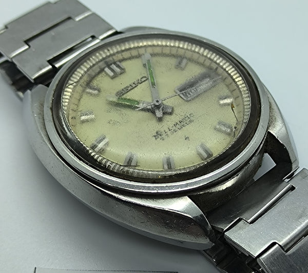 PROJECT TO FIX SEIKO BELLMATIC 4006 6070 MENS SS AUTO DAY DATE WATCH EU SHP 9764