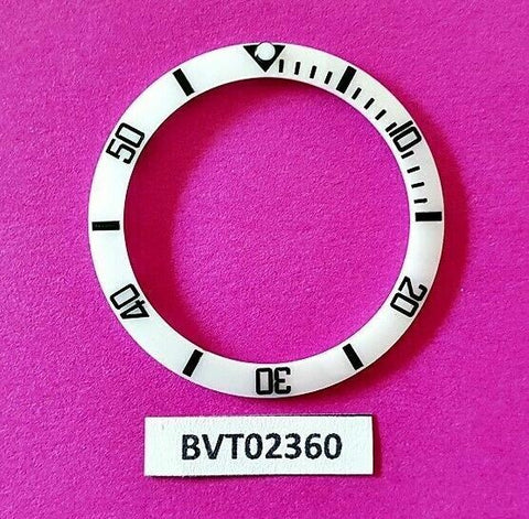SEIKO WHITE SUBMARINE CERAMIC BEZEL SLANT INSERT 7S26 0020 SKX007 WATCH BVT2360