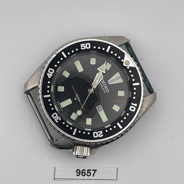 PROJECT TO FIX POLISHED SEIKO 4205 0155 AUTO MIDSIZE DATE EU SHIP SS WATCH 9657