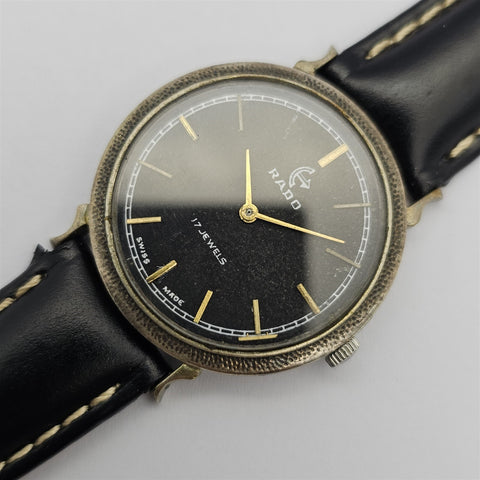 PROJECT TO FIX RADO SOLID SILVER CASE MIDSIZE MANUAL BOMBE LUGS EU SHIP WATCH