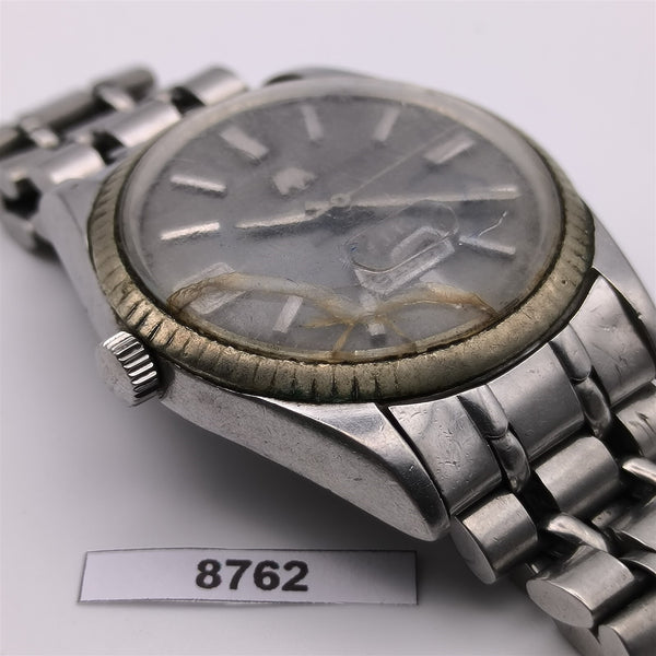 PROJECT TO FIX VINTAGE CITIZEN SUPERKING MENS SS DAY DATE WATCH EU SHIP BVT08762