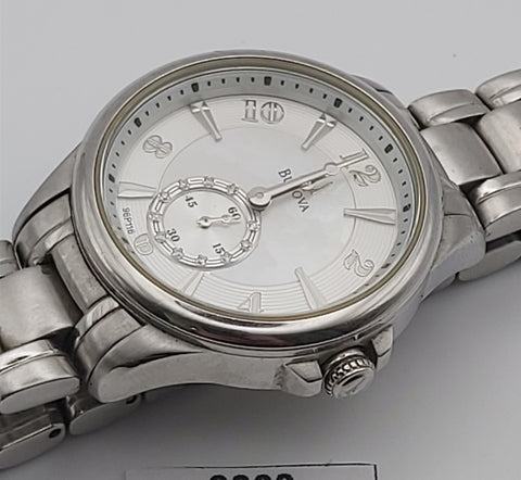 PROJECT TO FIX BULOVA ARABIC DIAL STEEL SUBSECOND LADIES WATCH EU SHIP 9830