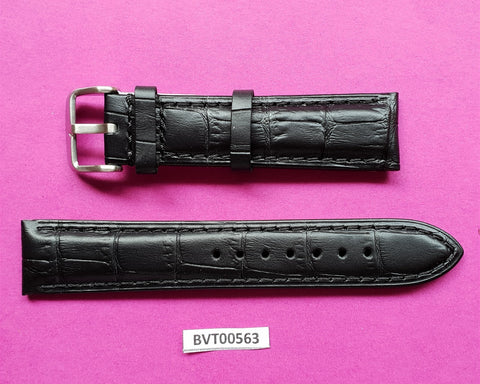 NEW REAL LEATHER STRAP BAND SIZE 20 MM FOR OMEGA & OTHER WATCHES BVT00563