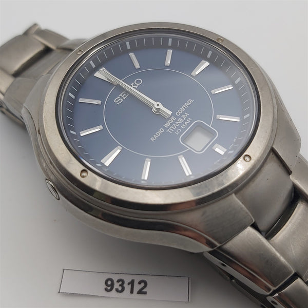 PROJECT TO FIX SEIKO WAVE RADIO CONTROL TITANIUM MENS EU SHIP WATCH 9312