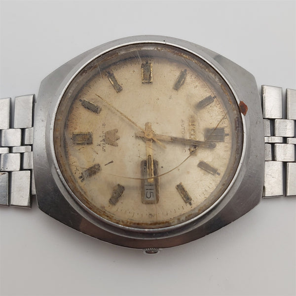 PROJECT TO FIX VINTAGE CITIZEN CRYSTAL 7 MENS SS DAY DATE 40mm WATCH BVT06630