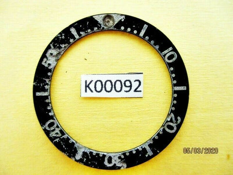 USED HARD TO FIND VINTAGE ORIENT MIDSIZE INSERT FOR MIDSIZE DIVE WATCH NR K00092