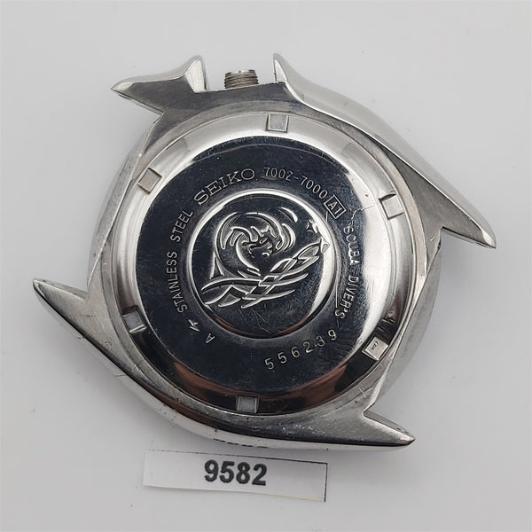 USED SEIKO 7002 7000 CASE AND COVER KIT MENS AUTOMATIC WATCH BVT09582