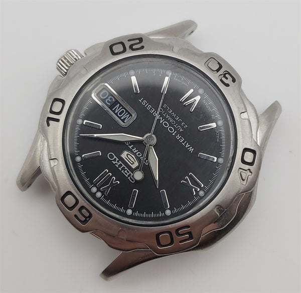 PROJECT TO FIX SEIKO SPORTS 7S36 00A0 ROUND AUTO DAY DATE MENS WATCH 10510