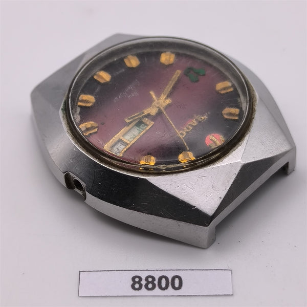 PROJECT TO FIX RADO NEW GOLDEN HORSE SS FACETED CASE DAY DATE MENS WATCH BVT8800