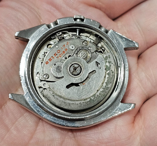 PROJECT TO FIX SEIKO 7016 7000 FLYBACK AUTO DAY DATE POLISHED MENS WATCH B10062