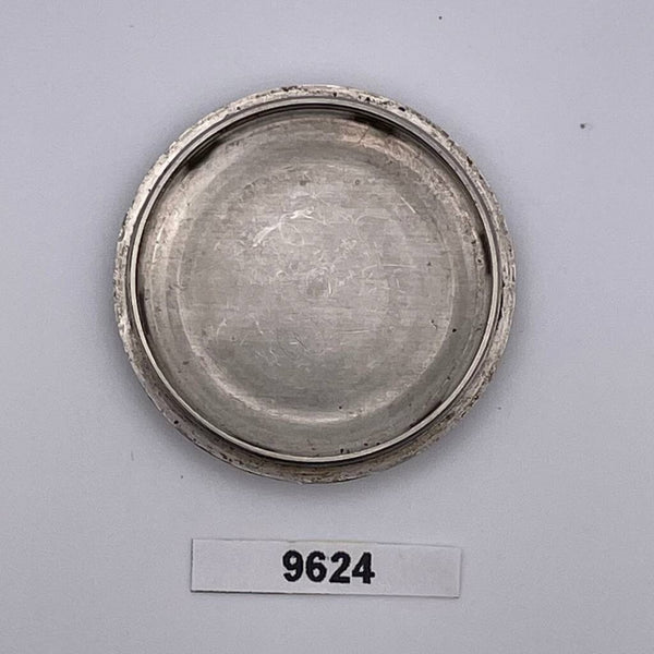 USED VINTAGE SEIKO 6139 6040 SILVER GHOST CHRONOGRAPH WATCH CASE BACK COVER 9624