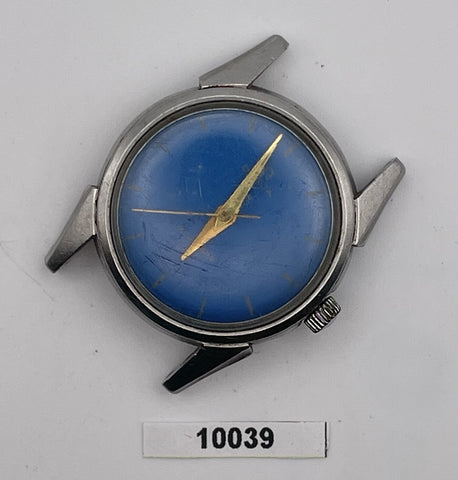 PROJECT FIX HAMPDEN WATCH CO. ROUND SS MANUAL WIND BOYSIZE EU SHIP WATCH 10039