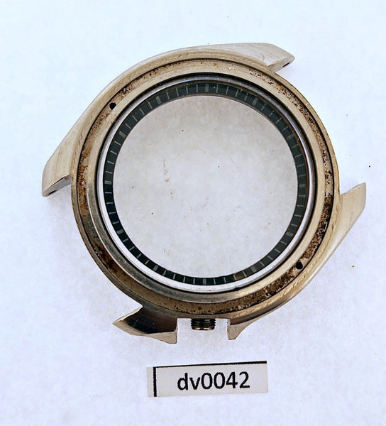 USED SEIKO 7002 7020 MIDCASE, MINUTE TRACK, GLASS KIT MENS WATCH DV0042