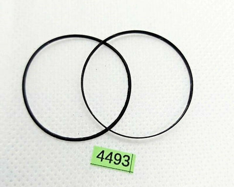 USED 2 SEIKO CRYSTAL CASE BACK & UNDERLAY GLASS GASKET 7002 7000 WATCH BVT04493