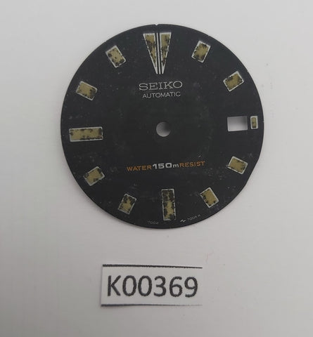 USED VINTAGE SEIKO DIAL FOR 7002 7000 DIVE WATCH K00369