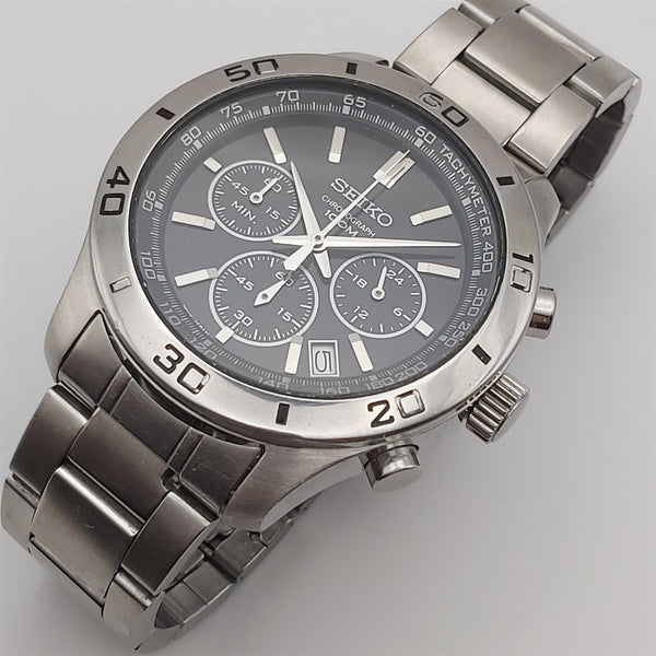 PROJECT TO FIX SEIKO LARGE 6T63 00E0 MENS QUARTZ DATE 274616 EU SHIP SS WATCH