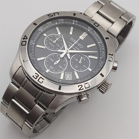 PROJECT TO FIX SEIKO LARGE 6T63 00E0 MENS QUARTZ DATE 274616 EU SHIP SS WATCH