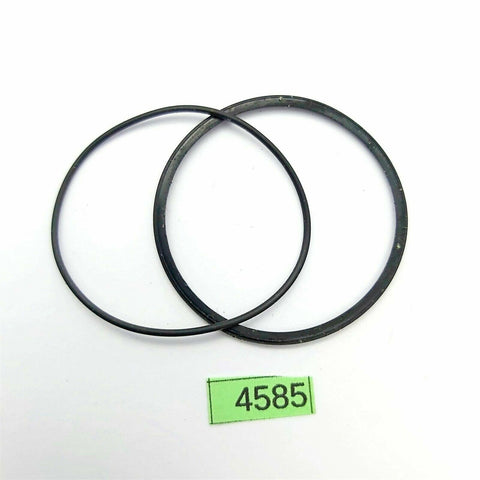 USED LOT 2 SEIKO CASE BACK & RUBBER UNDERLAY GASKET 6309 7290 WATCH BVT04585