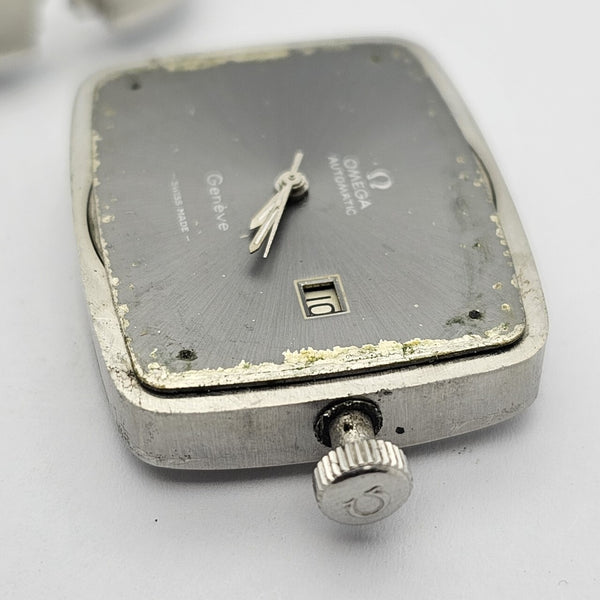 PROJECT TO FIX OMEGA GENEVE CUSHION AUTOMATIC DRESS SS DATE MENS WATCH