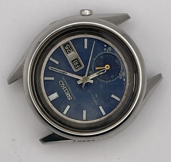 PROJECT TO FIX SEIKO 7016 7000 FLYBACK AUTO DAY DATE POLISHED MENS WATCH B10062