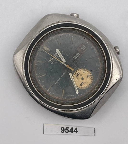 PROJECT TO FIX SEIKO 6139 8002 MENS SS AUTO BLACK 126971 DAY DATE EU SHIP WATCH