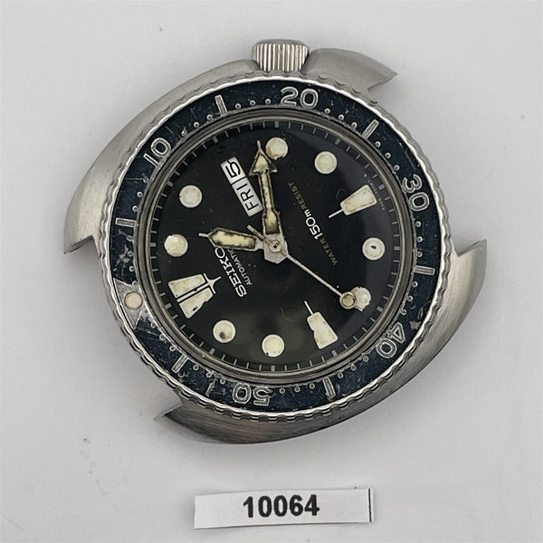 UNTOUCHED CASE SEIKO 6309 7040 TURTLE CUSHION SS AUTOMATIC WATCH EU SHIP 10064