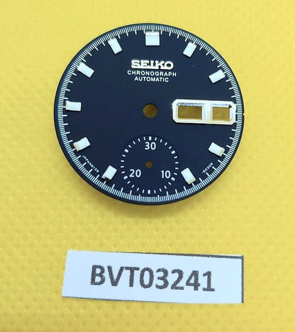 NEW SEIKO MATTE BLUE DIAL FOR SEIKO 6139 POGUE SERIES CHRONOGRAPH WATCH BVT03241