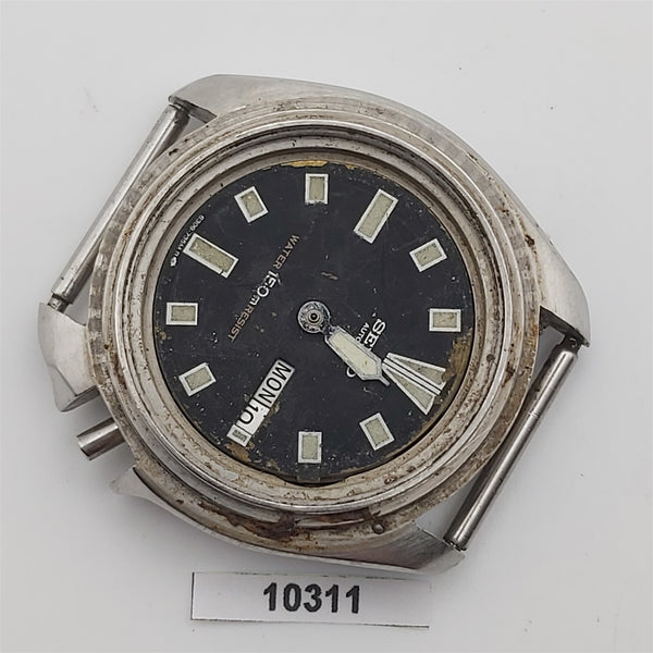 PROJECT TO FIX SEIKO 6309 7290 SS HEAD DAY DATE AUTO WATCH EU SHIP BVT010311