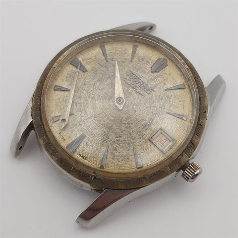 PROJECT TO FIX TUGARIS SUNBURST DIAL ROUND AUTOMATIC EU SHIP MENS WATCH 6511