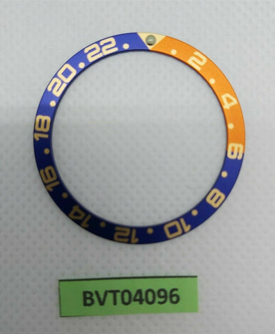 SEIKO RED GOLD BLUE RAISED PIP INSERT GMT 7S26 0020 SKX007 09 6309 7040 BVT04096