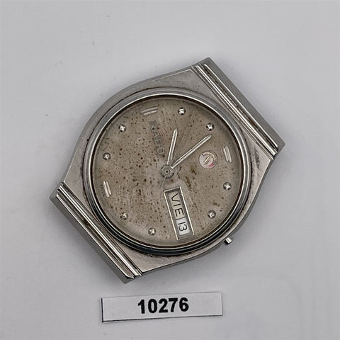 PROJECT TO FIX RADO VOYAGER STEEL HOODED LUGS DAY DATE UNISEX WATCH 10276