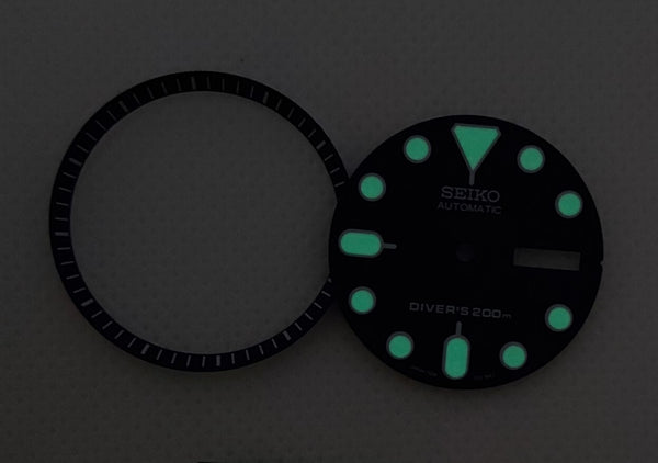 SEIKO BLUE DIAL MINUTE TRACK SET 7S26 0020 SKX007 SKX009 SUPERLUME WATCH BVT4113