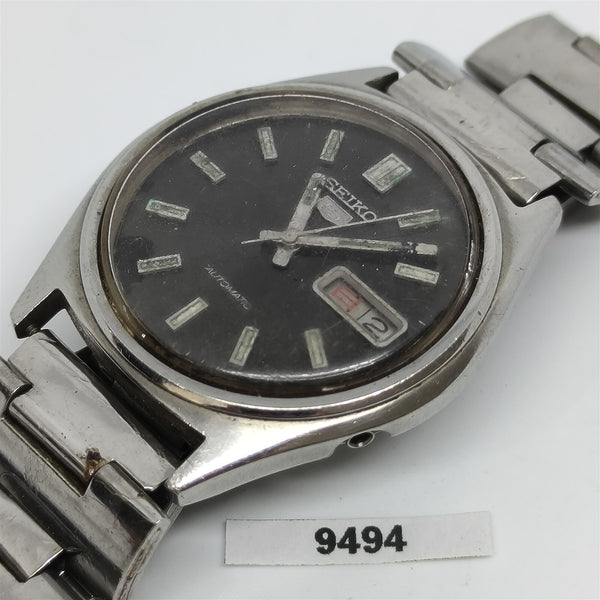 PROJECT TO FIX SEIKO 5 7009 3020 MENS SS AUTO DAY DATE WATCH BVT09494