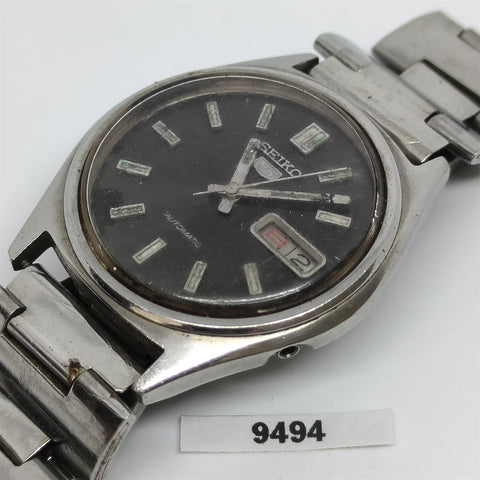 PROJECT TO FIX SEIKO 5 7009 3020 MENS SS AUTO DAY DATE WATCH BVT09494