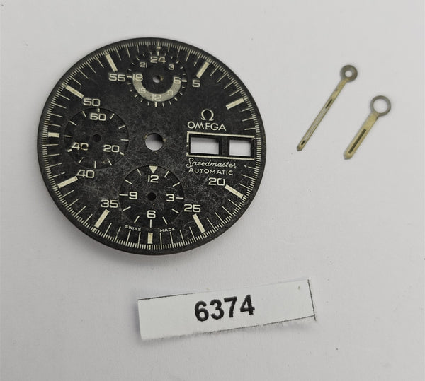 RARE OMEGA SPEEDMASTER AUTO CHRONOGRAPH MARK 4.5 - 176.0012 WATCH DIAL SET 6374