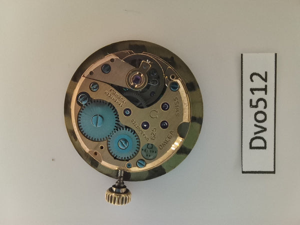 USED OMEGA CALIBER 625 MANUAL WIND MOVEMENT LADIES DIAL CROWN - AS IS - DV0512
