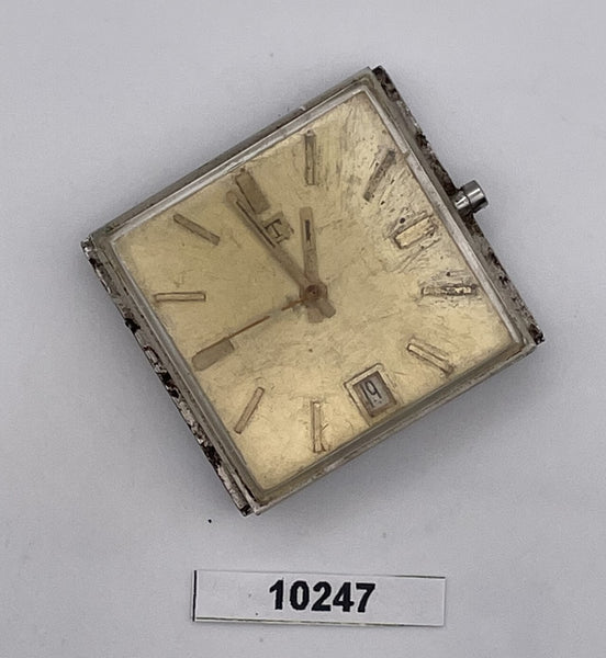 USED VINTAGE TISSOT AUTOMATIC WIND MOVEMENT DIAL DATE WATCH KIT 10247