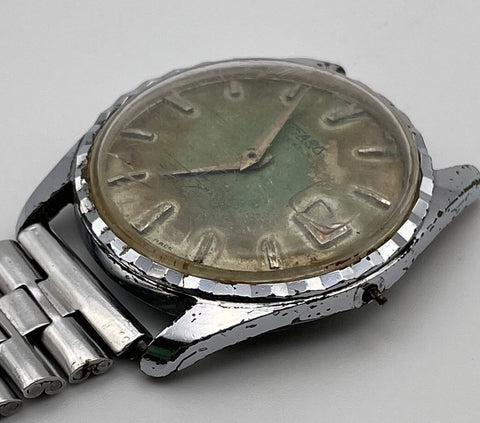 PROJECT TO FIX TUGARIS COIN RIMMED AUTOMATIC ROUND EU SHIP MENS WATCH 9230