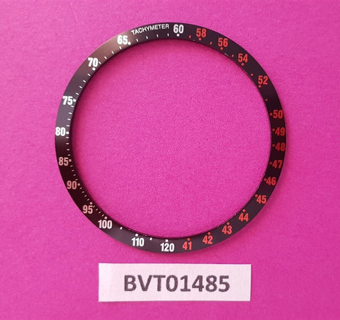 NEW FOR SEIKO 7017-6050 "FLY BACK" SPEED TIMER BEZEL INSERT CHRONOGRAPH BVT01485