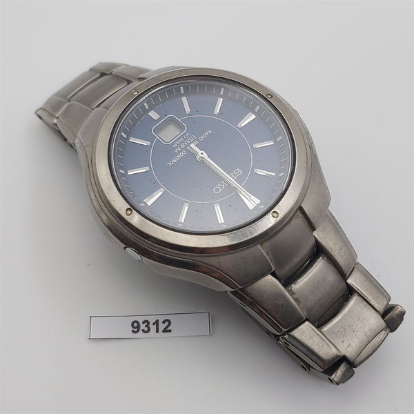 PROJECT TO FIX SEIKO WAVE RADIO CONTROL TITANIUM MENS EU SHIP WATCH 9312