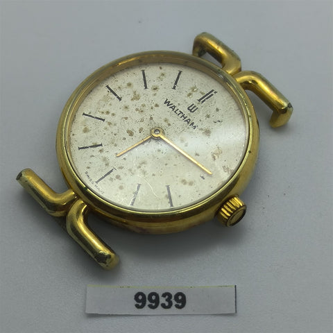 PROJECT FIX ART DECO WALTHAM MANUAL WIND COCKTAIL UNISEX GOLD WATCH 9939