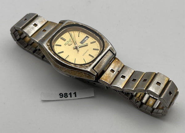 PROJECT TO FIX SEIKO 4206 5540 LADIES GOLD AUTOMATIC DAY DATE WATCH 9811