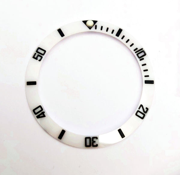 NEW AF SEIKO LEX SUBMARINE WHITE GOLD SS KIT CASE BEZEL GLASS CROWN STRAP DIAL