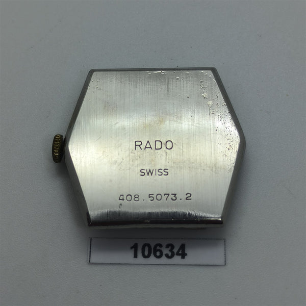 USED RADO MENS MANUAL WIND MOVEMENT DIAL WATCH KIT 10634