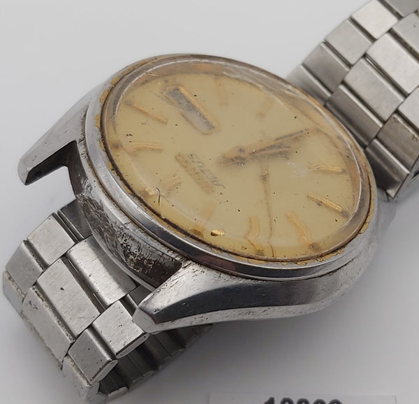 PROJECT TO FIX SEIKO ACTUS 7009 8150 MENS SS AUTO DAY DATE WATCH BVT010069