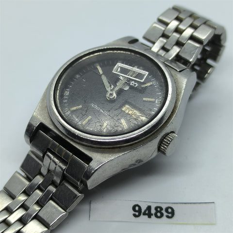 PROJECT TO FIX SEIKO 4206 0600 LADIES SS AUTOMATIC DAY DATE WATCH 9489