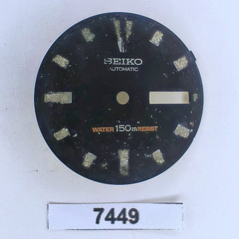 USED VINTAGE SEIKO DIAL FOR 6309 7290 DIVE WATCH BVT07449
