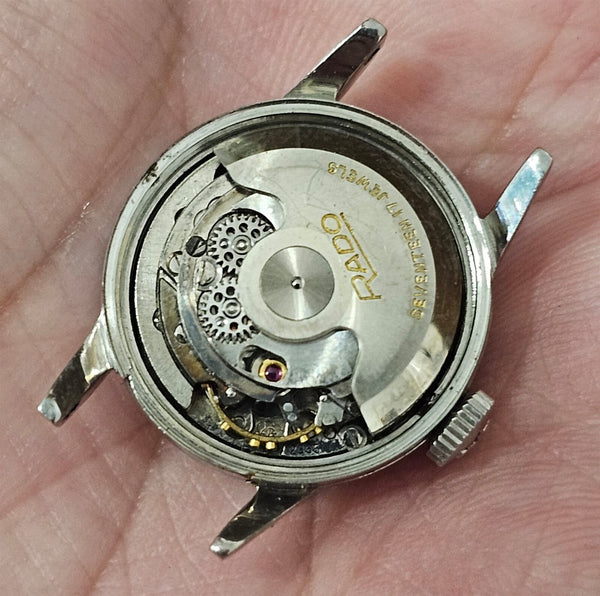 PROJECT TO FIX RADO MONOREX LADIES ROUND AUTOMATIC POLISHED WATCH EU SHIP 10128