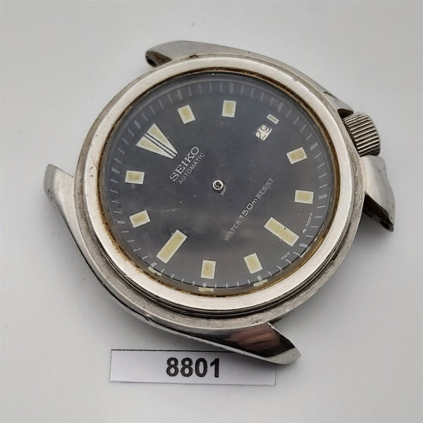 PROJECT TO FIX SEIKO 7002 7000 SS HEAD DAY DATE AUTO 553280 WATCH EU SHIP 
